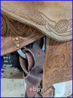 15 Inch Used Cactus Western Roping Saddle 1024-10713