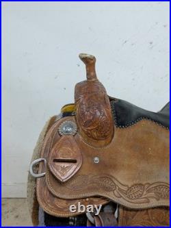 15 Inch Used Cactus Western Roping Saddle 1024-10713