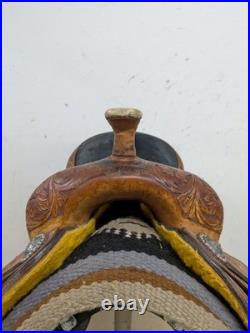 15 Inch Used Cactus Western Roping Saddle 1024-10713