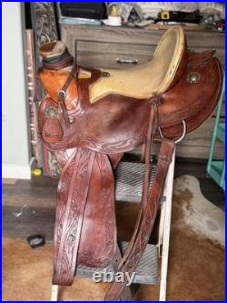 15 Longhorn By Billy Cook Western Wade Saddle Lightweight With A Wide Tree