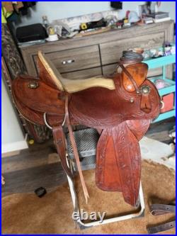 15 Longhorn By Billy Cook Western Wade Saddle Lightweight With A Wide Tree