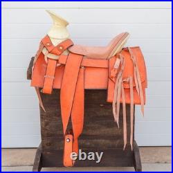 15 Orange Charro Saddle Leather Saddlebag Mexican Montura Charra Horse Tack Set 15 Orange Charro Saddle Leather Saddlebag Mexican Montura Charra Horse Tack Set