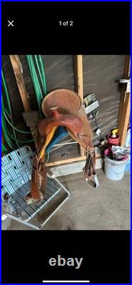15 Sheridan Barrel/Colt Starting Saddle. Full Quarter Horse Bars