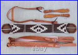 15 Tan Square Skirt Charro Montura Saddle