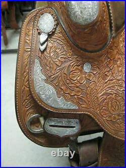 15 Used Broken Horn Western Show Saddle 173-664