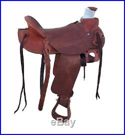 15 Wade Mclite Ranch Roping Cowboy Saddle, Weighs Less Than 25 Lbs