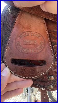 15 billy cook Western Saddle