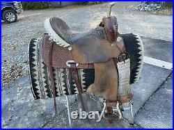 15 inch Billy Cook barrel saddle