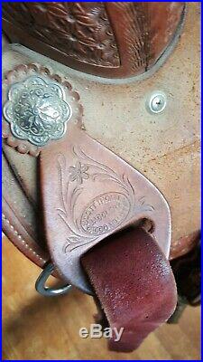 15in NBHA Cactus Scott Thomas Western saddle