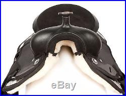 16 17 18 Western Barrel Racer Racing Pleasure Trail Horse Synthetic Saddle Tack