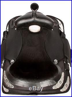 16 17 18 Western Barrel Racer Racing Pleasure Trail Horse Synthetic Saddle Tack