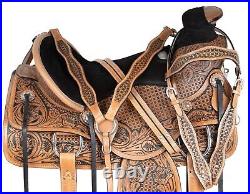 16 17 18 Western Roping Ranch Trail Wade Classic Cowboy Pro Horse Saddle Tack