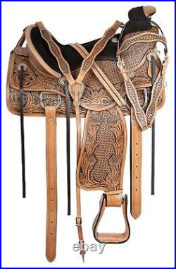 16 17 18 Western Roping Ranch Trail Wade Classic Cowboy Pro Horse Saddle Tack