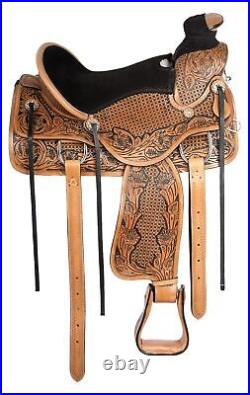 16 17 18 Western Roping Ranch Trail Wade Classic Cowboy Pro Horse Saddle Tack