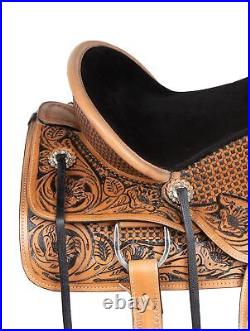 16 17 18 Western Roping Ranch Trail Wade Classic Cowboy Pro Horse Saddle Tack