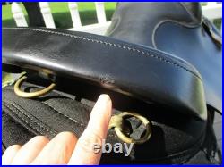 16.5'' Arabian big horn #285 Black leather & cordura western trail saddle