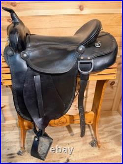 16.5 Eli Miller The Kentuckian Gaited Western Plantation Trail Saddle