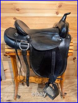 16.5 Eli Miller The Kentuckian Gaited Western Plantation Trail Saddle