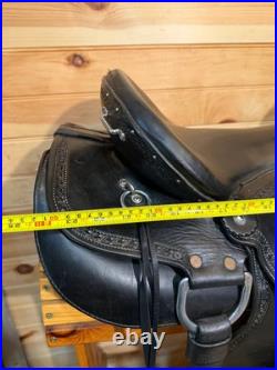 16.5 Eli Miller The Kentuckian Gaited Western Plantation Trail Saddle