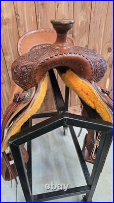 16.5 HR Signature Will James Tree Tooled Saddle
