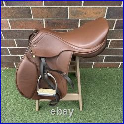 16.5 Supreme English Saddle Brown Leather Excellent