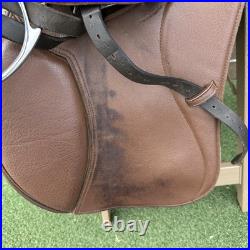 16.5 Supreme English Saddle Brown Leather Excellent