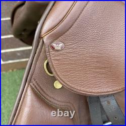 16.5 Supreme English Saddle Brown Leather Excellent