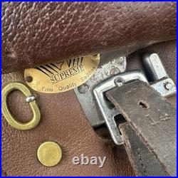 16.5 Supreme English Saddle Brown Leather Excellent