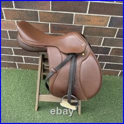 16.5 Supreme English Saddle Brown Leather Excellent