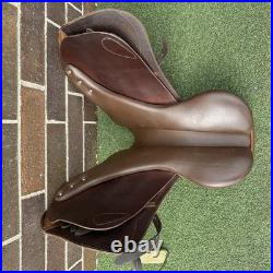 16.5 Supreme English Saddle Brown Leather Excellent