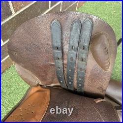 16.5 Supreme English Saddle Brown Leather Excellent