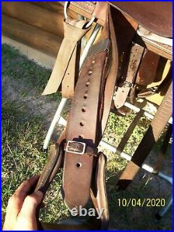 16.5 Used Billy Cook Western Pleasure Trail Reining Saddle Made Greenville Texas
