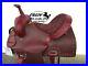 16_Barrel_Racing_Trail_Pleasure_Mahogany_Rough_Out_Leather_Western_Horse_Saddle_01_fe