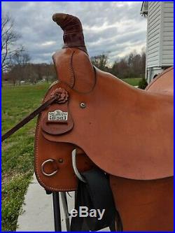 16 Big Horn A-fork Slick Seat Roper Western Saddle Model 1782