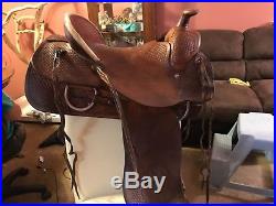 16 Billy Cook Ranch Roping Saddle Made in Sulphur, Oklahoma