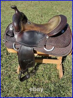16 Billy Cook Reining Saddle Made in Sulphur, Oklahoma