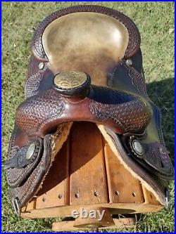 16 Billy Cook Reining Saddle Made in Sulphur, Oklahoma