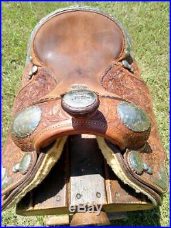 16 Billy Cook Show Saddle Made in Sulphur, Oklahoma