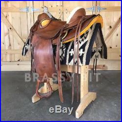16 Billy Cook Sulphur, OK Arbuckle Wade Ranch Roper Western Saddle