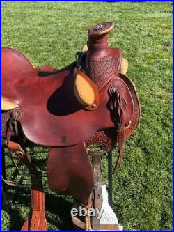 16 Billy Cook Wade/Roping/Ranch/work/trail saddle EUC
