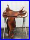 16_Billy_Cook_Western_Dressage_or_Barrel_Saddle_with_silver_show_bling_01_oslw