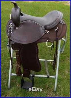16 Brown Part Leather Endurance Trail Western Gaited Saddle