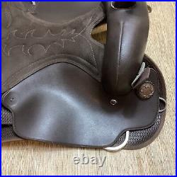 16'' Brown Wintec Western trail saddle