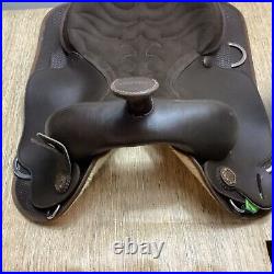 16'' Brown Wintec Western trail saddle