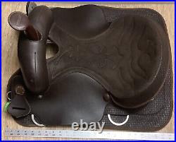 16'' Brown Wintec Western trail saddle