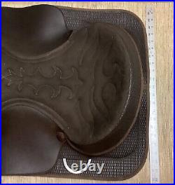 16'' Brown Wintec Western trail saddle