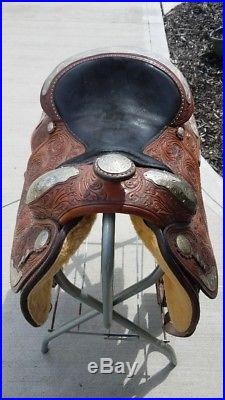 16 Circle Y Custom Show Saddle, Top of the Line, Gorgeous