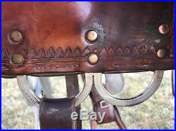 16 Circle Y FQHB Western Trail Saddle, Round skirt, Great condition