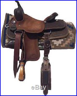16 Cook Saddlery Chocolate Cutting Saddle Hand Carving, DEEP pocket, MUST SEE