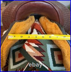 16 Crates Reining Saddle In Beautiful Condition Horse Show